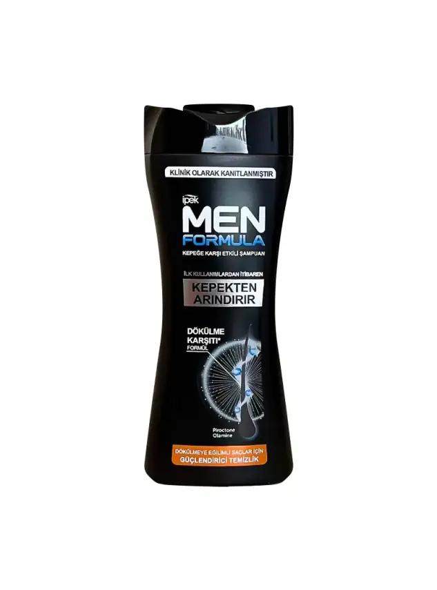 İpek Men Kepeğe Karşı Etkili Şampuan - Dökülmeye Eğilimli Saç Tipleri - 480ml - 1