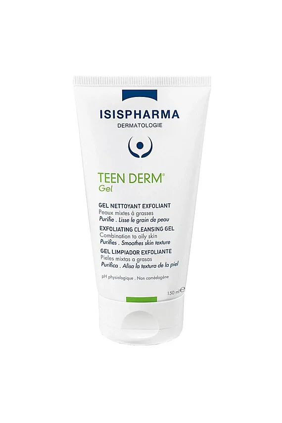 Isis Pharma Teen Derm Gel Nettoyant Exfoliant 150 ml - 1