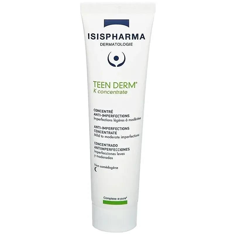 Isis Pharma Teen Derm K Concentrate - Yağlı Cilt Bakım Kremi 30ml - 1
