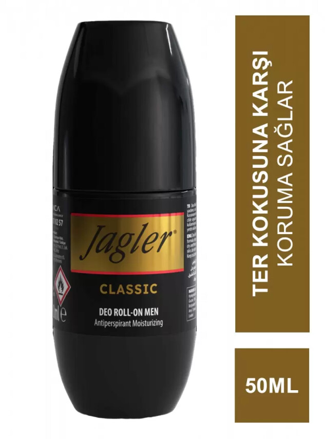 Jagler Classic Deo Roll-On For Men 50ml - Jagler