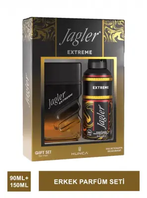 Jagler Extreme Erkek Parfüm Seti 90 ml EDT + 150 ml Deodorant - 1