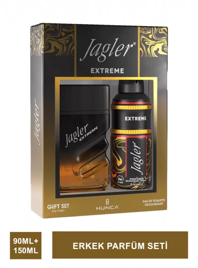 Jagler Extreme Erkek Parfüm Seti 90 ml EDT + 150 ml Deodorant - Jagler