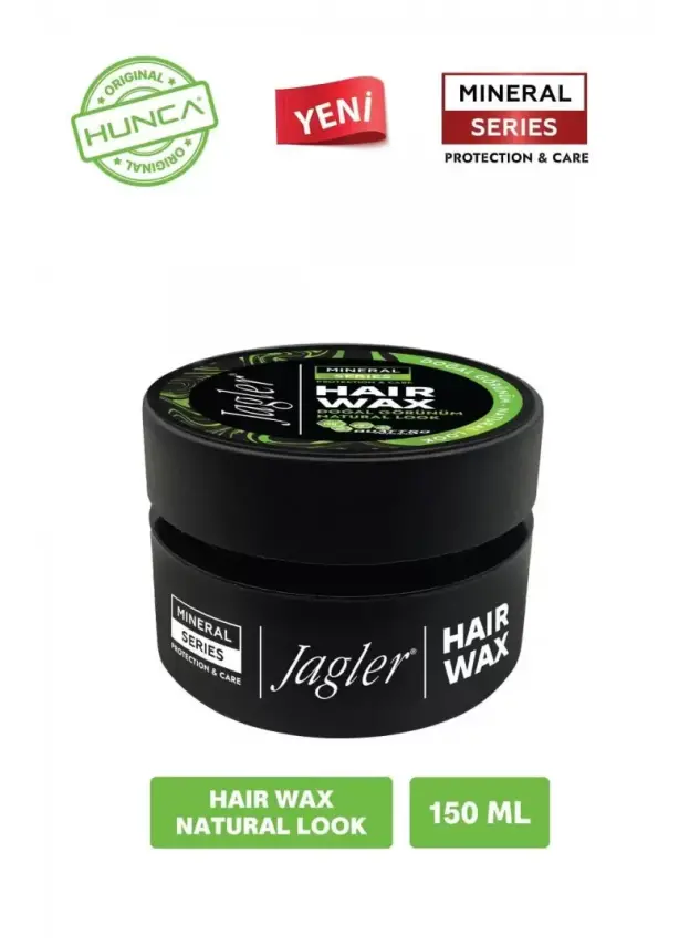 Jagler Mineral Serisi Saç Şekillendirici Wax | Doğal Görünüm 150 ml - 1