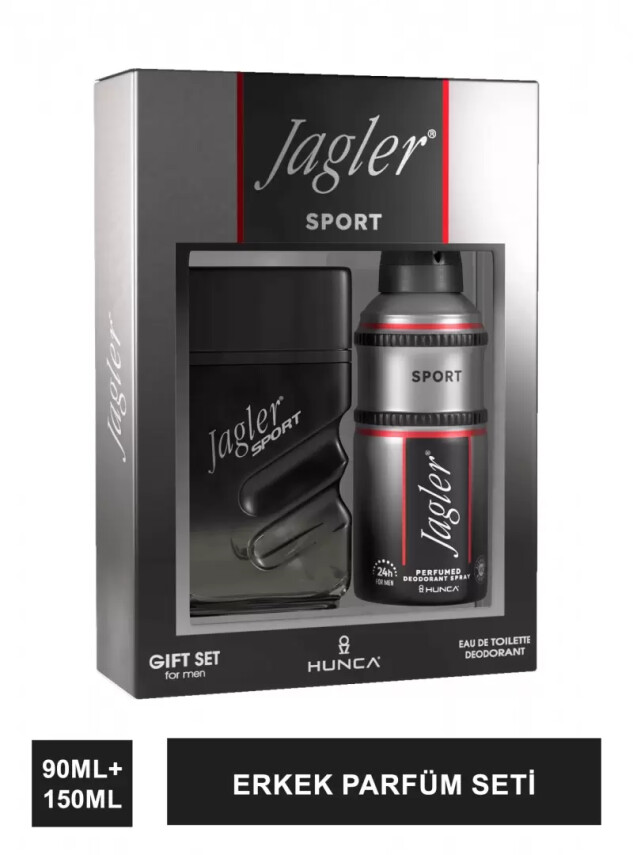 Jagler Sport Erkek Parfüm Seti 90 ml EDT + 150 ml Deodorant - Jagler