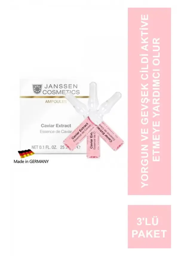 Janssen Caviar Extract Canlandırıcı Havyar Ampul 3'lü Paket - 1