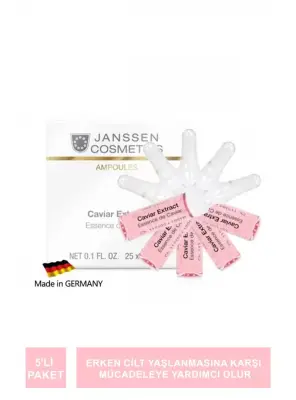 Janssen Caviar Extract Canlandırıcı Havyar Ampul 5'li Paket - JANSSEN COSMETİCS