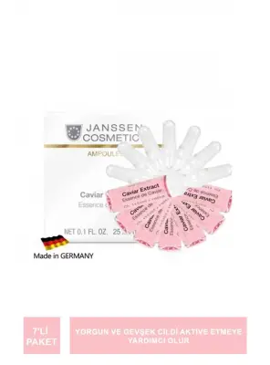 Janssen Caviar Extract Canlandırıcı Havyar Ampul 7'li Paket - JANSSEN COSMETİCS
