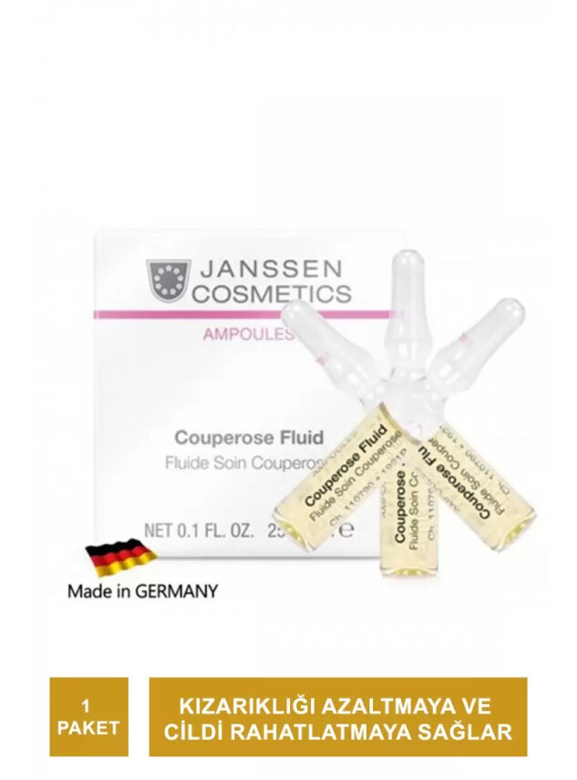 Janssen Couperose Fluid Kızarıklık Ve Hassas Cilt Ampul 1 Paket - JANSSEN COSMETİCS