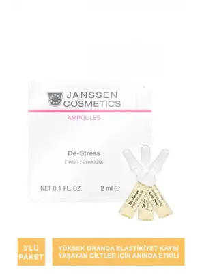 Janssen De-Stress Ampul 3'lü Paket - JANSSEN COSMETİCS