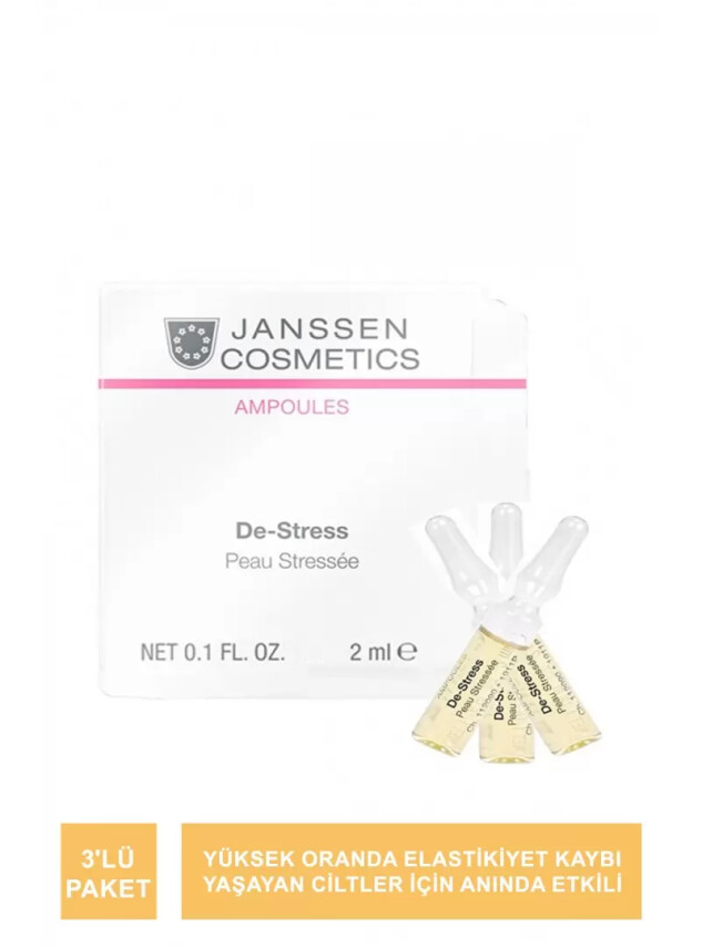 Janssen De-Stress Ampul 3'lü Paket - JANSSEN COSMETİCS