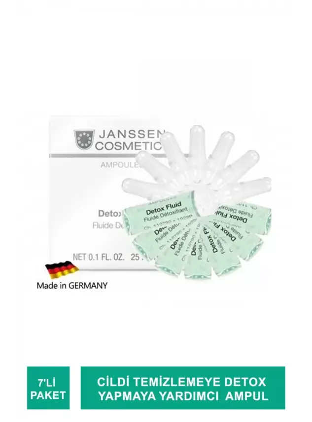 Janssen Detox Fluid Ampul 7'li Paket - 1