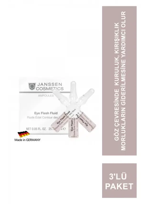 Janssen Eye Flash Fluid Göz Çevresi Ampul 3'lü Paket - 1