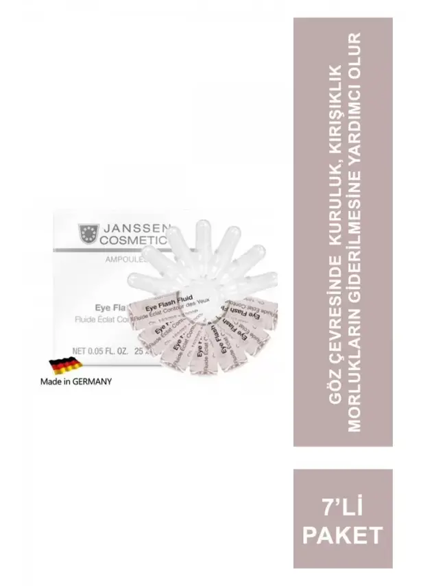 Janssen Eye Flash Fluid Göz Çevresi Ampul 7'li Paket - 1