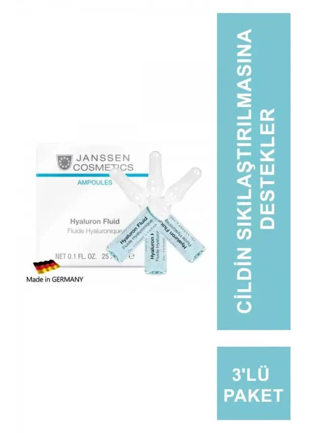 Janssen Hyaluron Fluid Hyarülonik Asit Ampul 3'lü Paket - 1