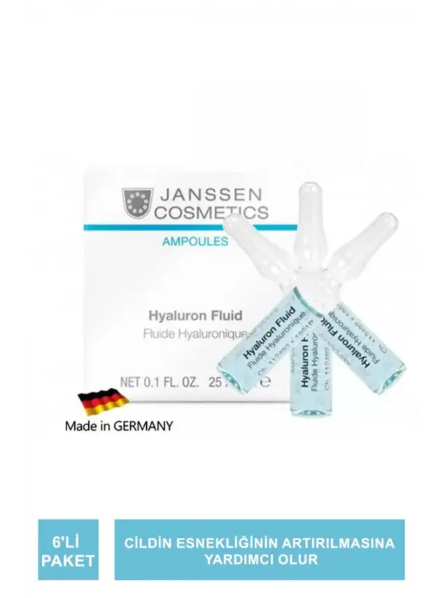Janssen Hyaluron Fluid Hyarülonik Asit Ampul 6'lü Paket - 1
