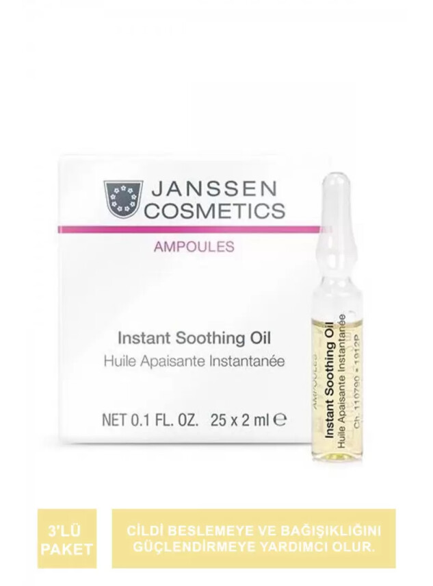 Janssen Instant Soothing Oil Ampul 3'lü Paket - JANSSEN COSMETİCS