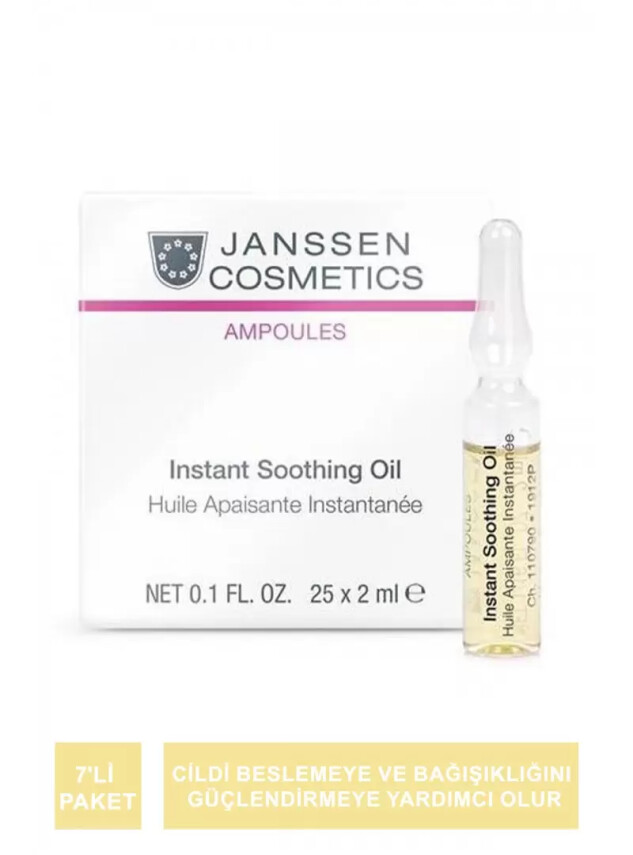 Janssen Instant Soothing Oil Ampul 7'li Paket - JANSSEN COSMETİCS
