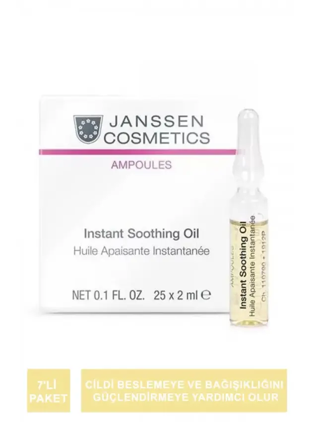 Janssen Instant Soothing Oil Ampul 7'li Paket - 1