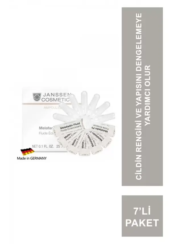 Janssen Melafadin Leke Ampul 7'li Paket - 1