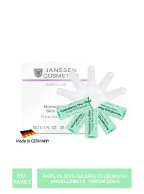 Janssen Normalizing Skin Fluid Yağlı / Akneli Cilt Ampul 5'li Paket - JANSSEN COSMETİCS