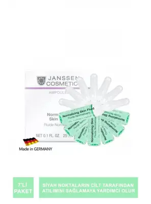 Janssen Normalizing Skin Fluid Yağlı / Akneli Cilt Ampul 7'li Paket - JANSSEN COSMETİCS