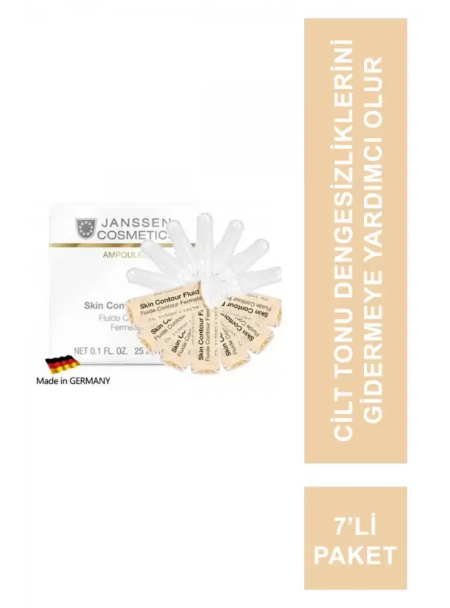 Janssen Skin Contour Fluid Cilt Toparlayıcı Ampul 7'li Paket - 1