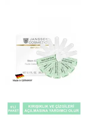 Janssen Stem Cell Fluid Kök Hücre Anti-Age Ampul 6'li Paket - JANSSEN COSMETİCS