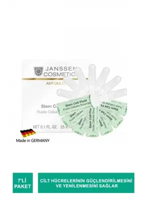 Janssen Stem Cell Fluid Kök Hücre Anti-Age Ampul 7'li Paket - JANSSEN COSMETİCS