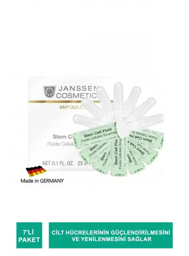 Janssen Stem Cell Fluid Kök Hücre Anti-Age Ampul 7'li Paket - 1