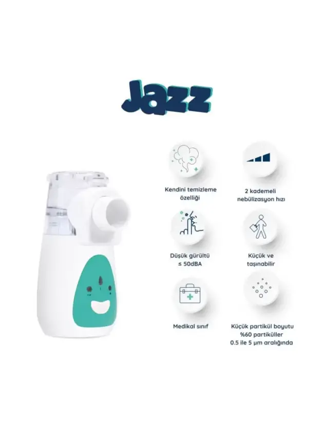 Jazz Taşınabilir ( Ultrasonik ) Mesh Nebulizatör ( NBM-5B ) - 4
