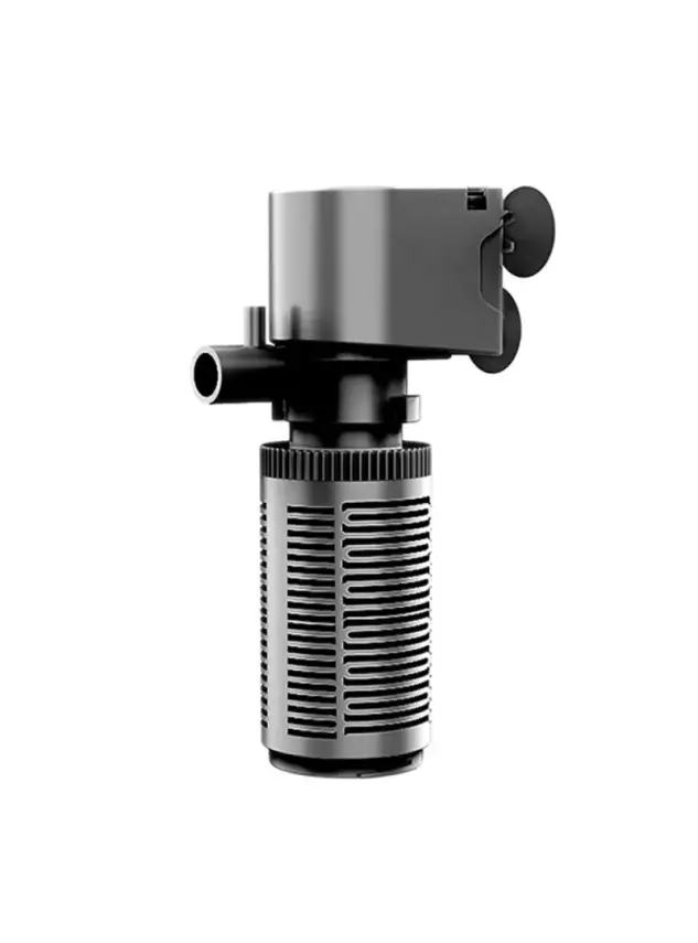 Jingye Akvaryum Silindir İç Filtre Siyah 15W, 880L/H - 1