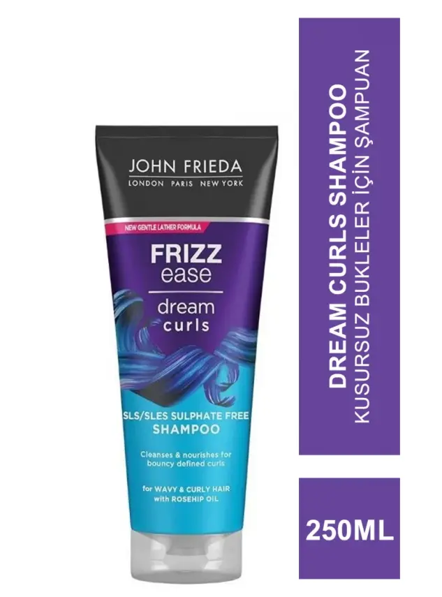 John Frieda Frizz Ease Dream Curls Shampoo 250 ml Kusursuz Bukleler İçin Şampuan - 1