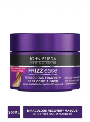 John Frieda Frizz Ease Miraculous Recovery Masque 250 ml Besleyici Bakım Maskesi - John Frieda