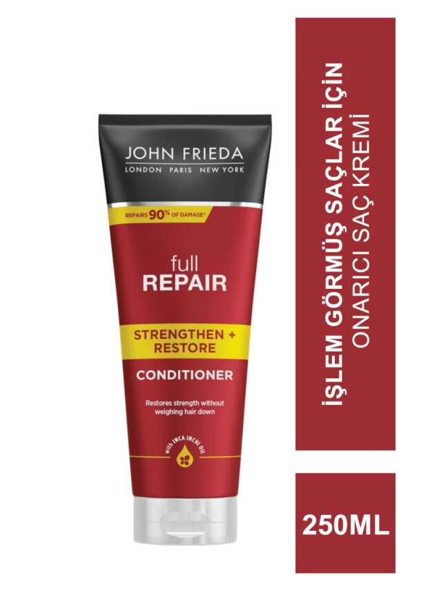John Frieda Full Repair Conditioner 250 ml İşlem Görmüş Saçlar İçin Onarıcı Saç Kremi - John Frieda