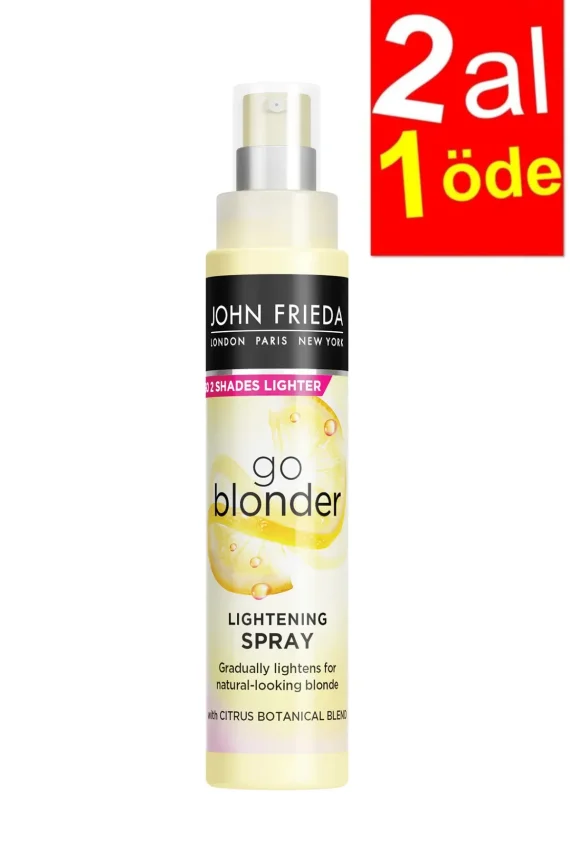 John Frieda Go Blonder Lightening Spray 100 ml Sarı Saçlara Özel Renk Açıcı Sprey - 2AL1ÖDE - 1