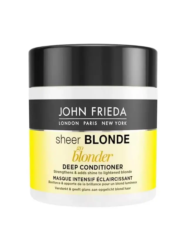 John Frieda Sheer Blonde Go Blonder Lightening Conditioner Masque 150 ml Sarı Saçlara Özel Bakım Maskesi - 2