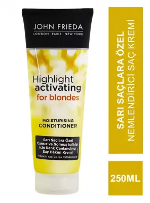 John Frieda Sheer Blonde Highlight Activating Moisturising Conditioner 250 ml Sarı Saçlara Özel Nemlendirici Saç Kremi - 1