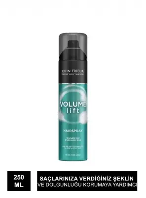 John Frieda Volume Lift Lightwheight Hair Spray 250 ml Hacim Kazandıran Saç Spreyi - 1