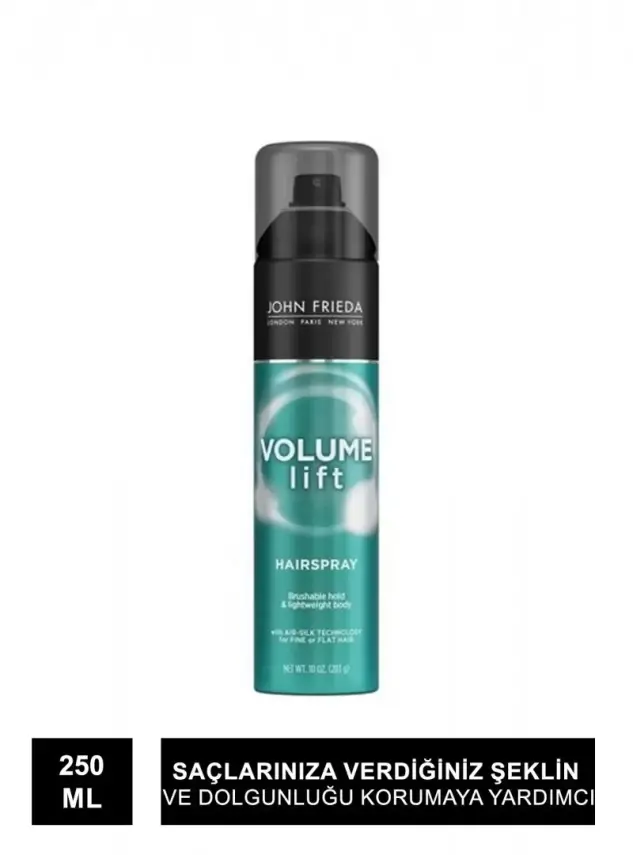 John Frieda Volume Lift Lightwheight Hair Spray 250 ml Hacim Kazandıran Saç Spreyi - 1