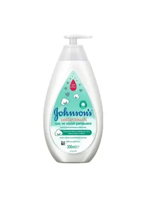 Johnsons Baby Cottontouch Saç ve Vücut Şampuanı 300 ml + Cottontouch Yağ 300 Ml - 1