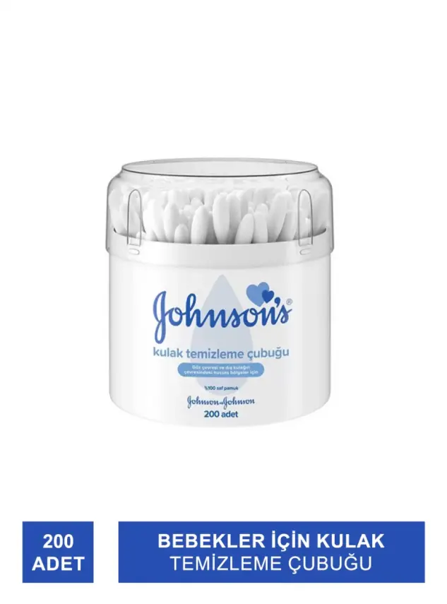 Johnsons Baby Kulak Temizleme Çubuğu 200 Adet - 1
