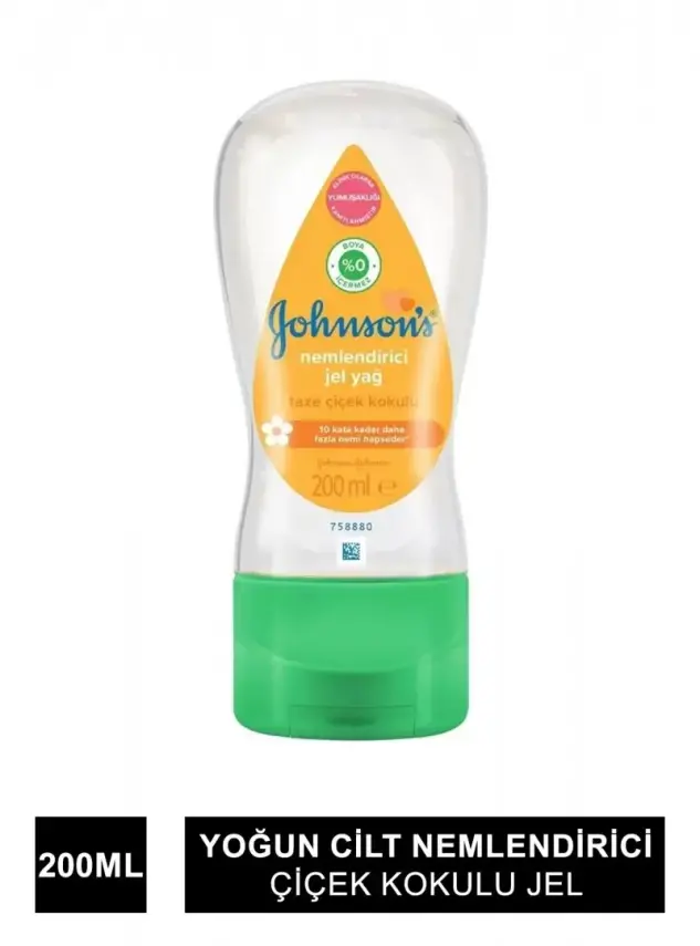 Johnsons Baby Nemlendirici Jel Yağ 200 ml - 1