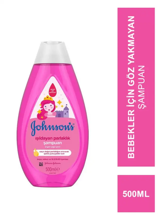 Johnsons Baby Şampuan Işıldayan Parlaklık 500ml - 1
