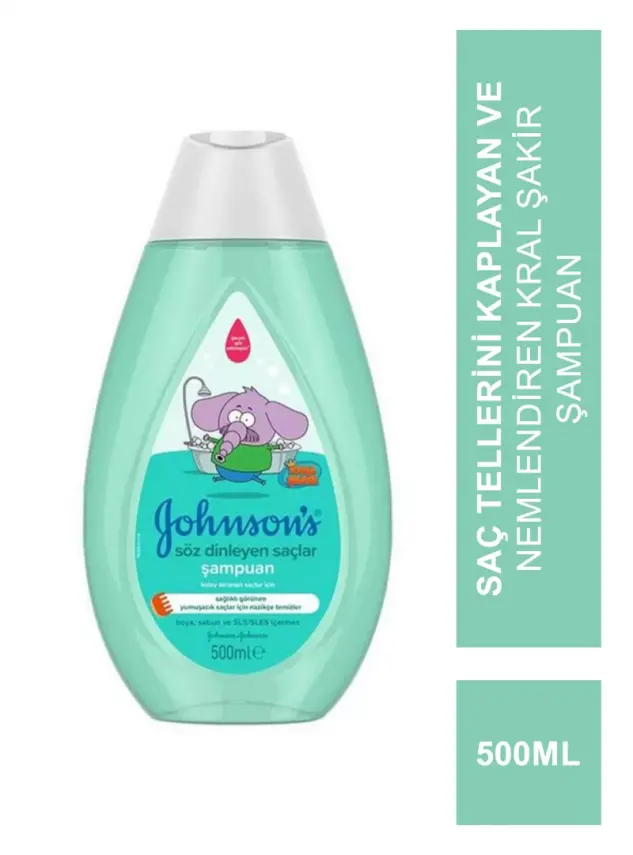 Johnsons Baby Şampuan Kral Şakir Söz Dinleyen Saçlar 500 ml - 1