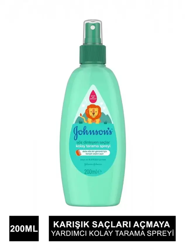 Johnsons Baby Söz Dinleyen Saçlar Kolay Tarama Spreyi 200 ml - 1