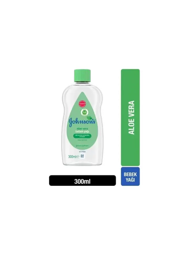 Johnsons Baby Yağ Aloe Veralı 300 ml - 1