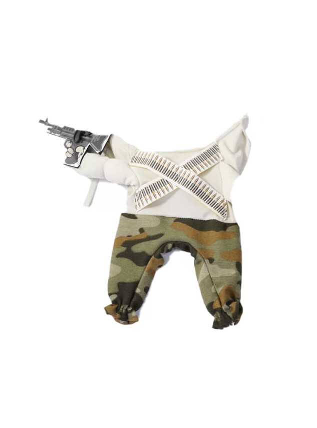 Kedi Köpek Rambo Kostüm Kıyafet - DİĞER