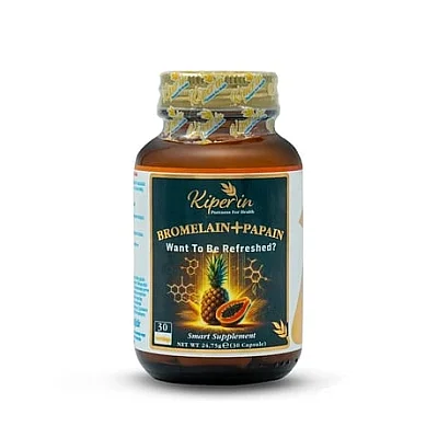 Kiperin Bromelain Papain 30 Kapsül - Kiperin