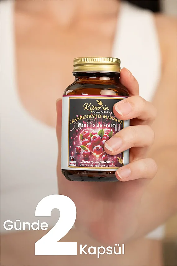 Kiperin Cranberry D-Mannoz 60 Kapsül - 4