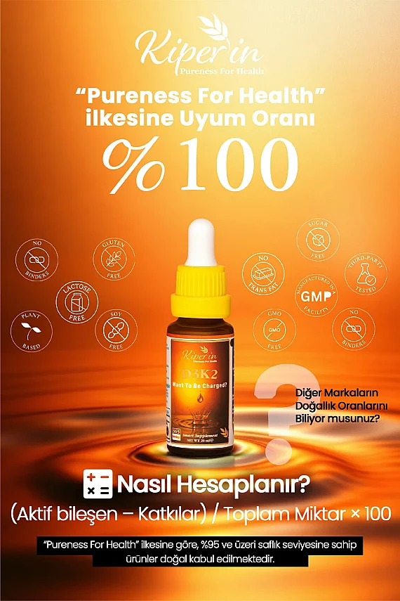 Kiperin D3K2 | Vitamin D3 (1000 IU) & K2 (25mcg) 20ml - 3